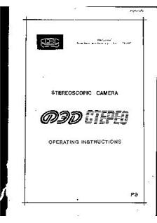 Fed Stereo manual. Camera Instructions.